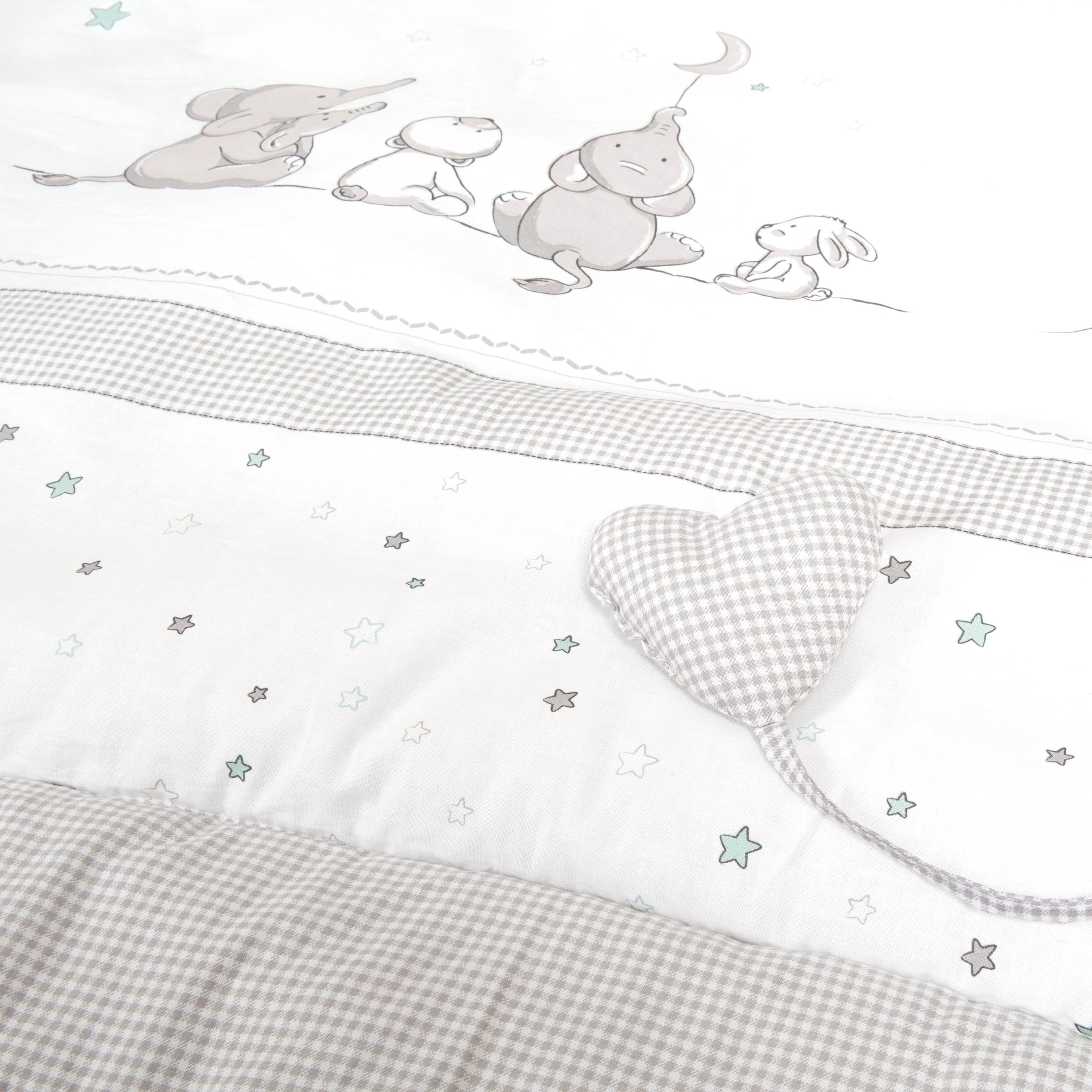 Helle Krabbeldecke mit Sternenzauber-Motiv