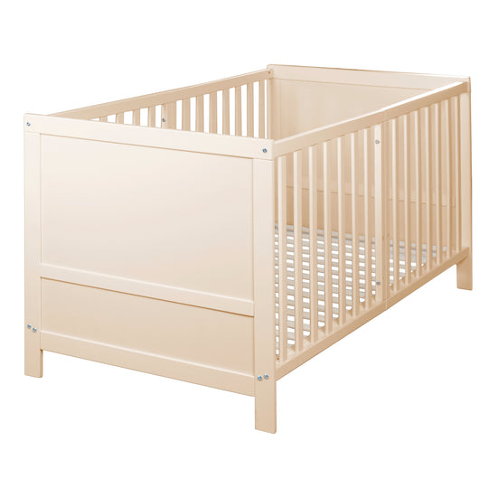 Lit évolutif EASY SLEEP 70x140 - Coins de transformation inclus - Hauteur réglables - Bois naturel