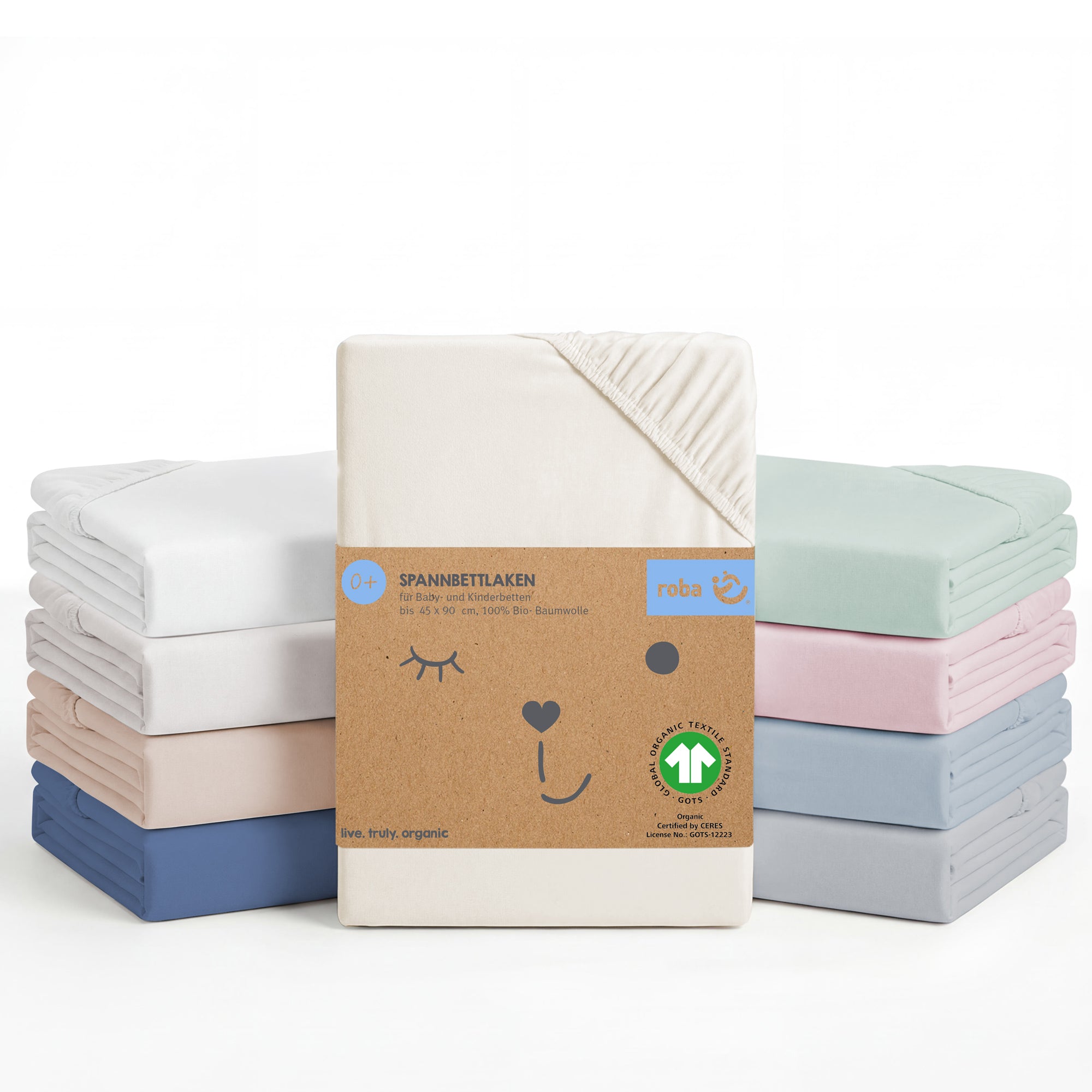 bettlaken mit integriertem schlafsack Bio-Spannbettlaken safe asleep® | GOTS & OEKO-TEX