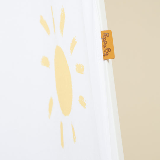 House Bed Cover 90 x 200 cm 'Peppa Pig' - Pink / White