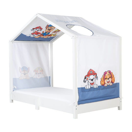 Copri letto 70 x 140 cm 'Paw Patrol' - bianco / blu