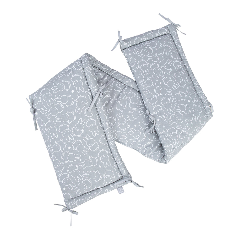 Nid de bébé 'miffy®' tissé, nid pour lits de bébé et d'enfant comme tour de lit