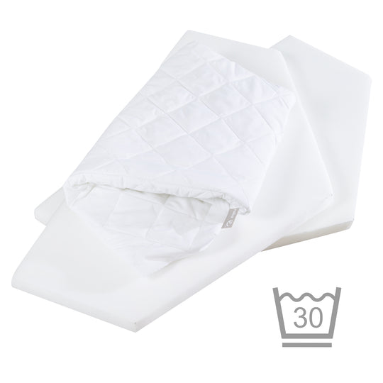 Playpen Mattress, Hexagonal, Playpen Mattress White, Quilted, LxWxH 112 x 97 x 4 cm