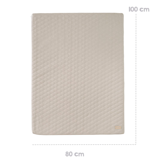 Tappeto da gioco 'Luxe' 78 x 100 cm - Accessori per triangolo e torre da arrampicata - Beige