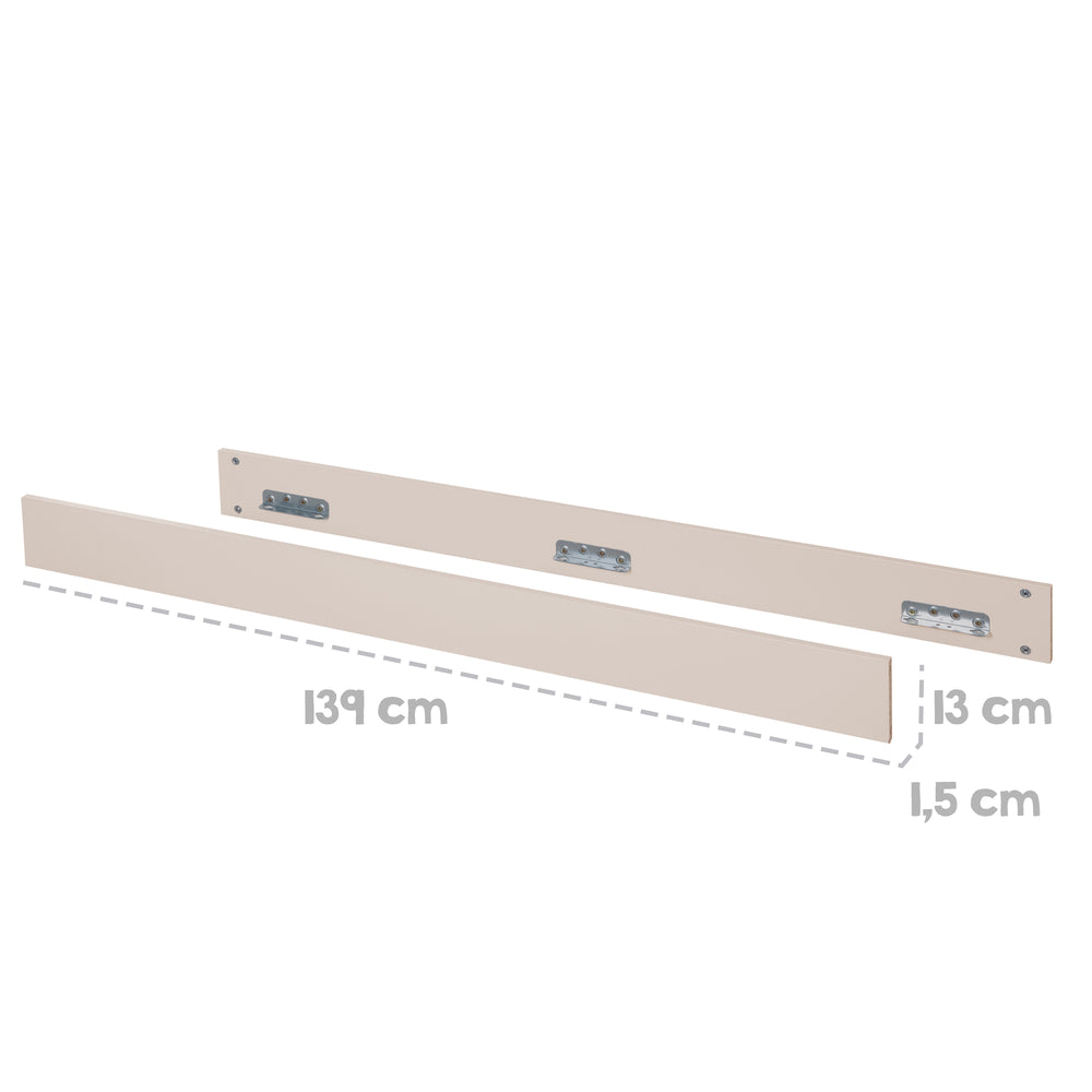 Conversion Sides 10011CM for roba Convertible Children's Beds - Beige / Cashmere