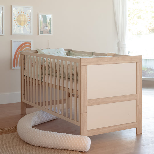 Juego de habitación infantil 3 pz 'Momo' - Tiradores de madera maciza - Cachemira / Roble Tristán