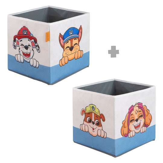 Cajas de almacenamiento 'Paw Patrol' 2 pz - Azul / Blanco