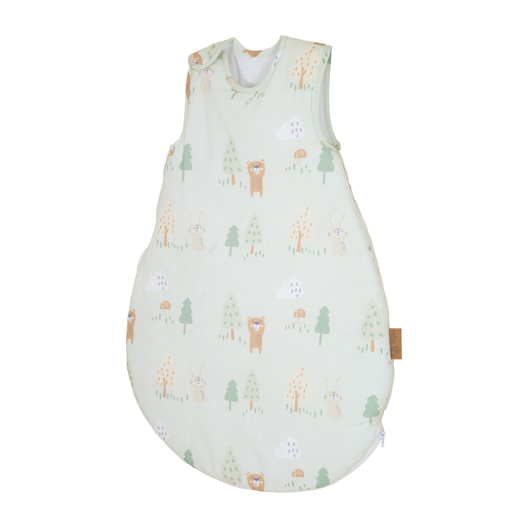 Saco de dormir para bebé 'Woodland Buddies' - varias tallas - verde pastel