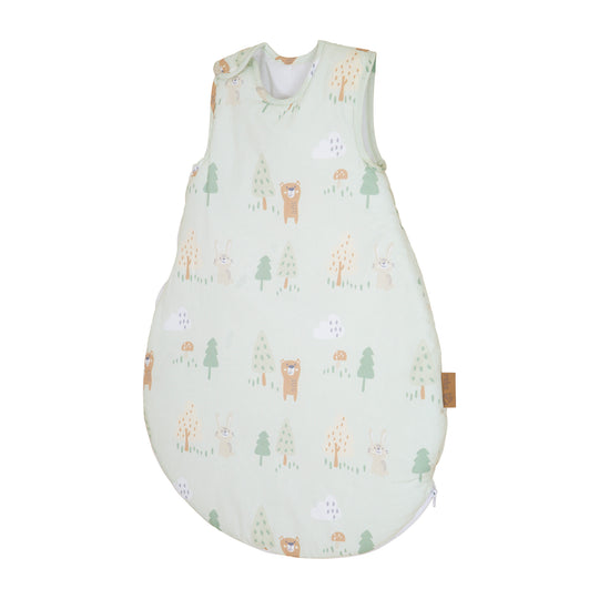 Saco de dormir para bebé 'Woodland Buddies' - varias tallas - verde pastel