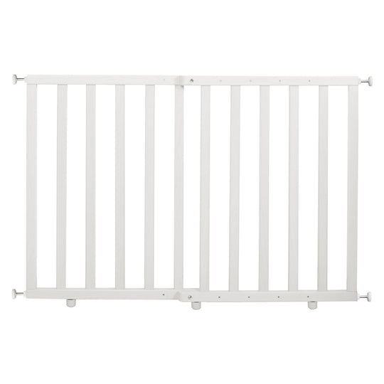 Barrière de protection pour porte à la pince, blanc, 62 - 106 cm, la grille d'escaliers
