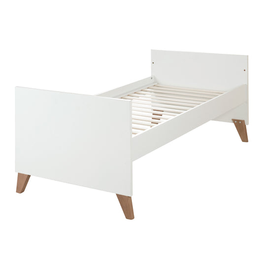 Lit combiné 'Ole' 70 x 140 cm - réglable/transformable - 3 barreaux coulissants incl.