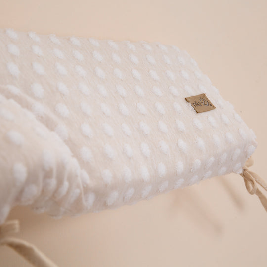 Nestchen 'Frosty Almond' - Bio-Baumwolle - OCS & Oeko Tex zertifiziert - Beige