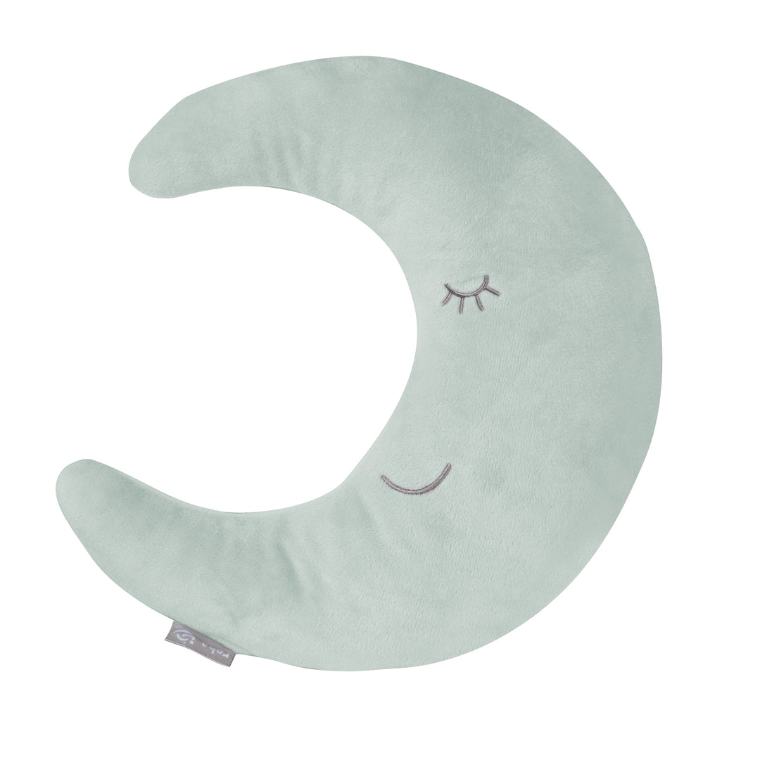 Coussin cervical en forme de lune 'roba Style' - Coussin décoratif en peluche - Vert givré