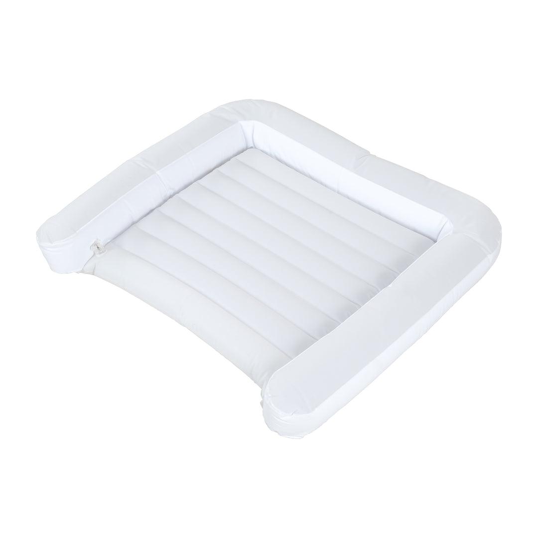 Matelas à langer gonflable 85 x 75 cm - Matelas résistant à l'eau et facile d'entretien - Blanc