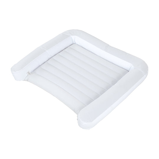Matelas à langer gonflable 85 x 75 cm - Matelas résistant à l'eau et facile d'entretien - Blanc