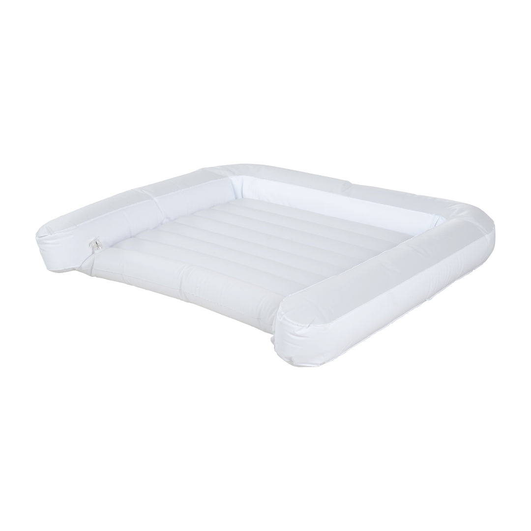 Matelas à langer gonflable 85 x 75 cm - Matelas résistant à l'eau et facile d'entretien - Blanc