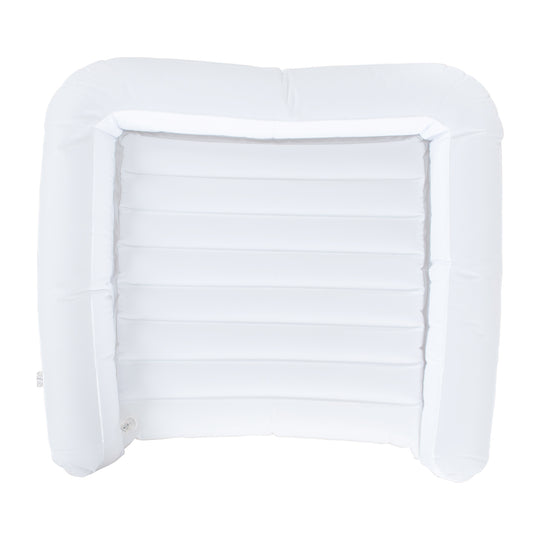 Matelas à langer gonflable 85 x 75 cm - Matelas résistant à l'eau et facile d'entretien - Blanc