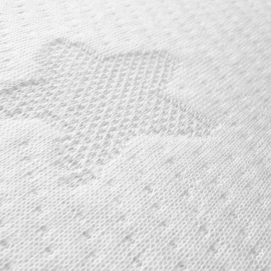 Babybettmatratze COMFORT AIR ROLL 'safe asleep®' mit Nässeschutz - Weiß