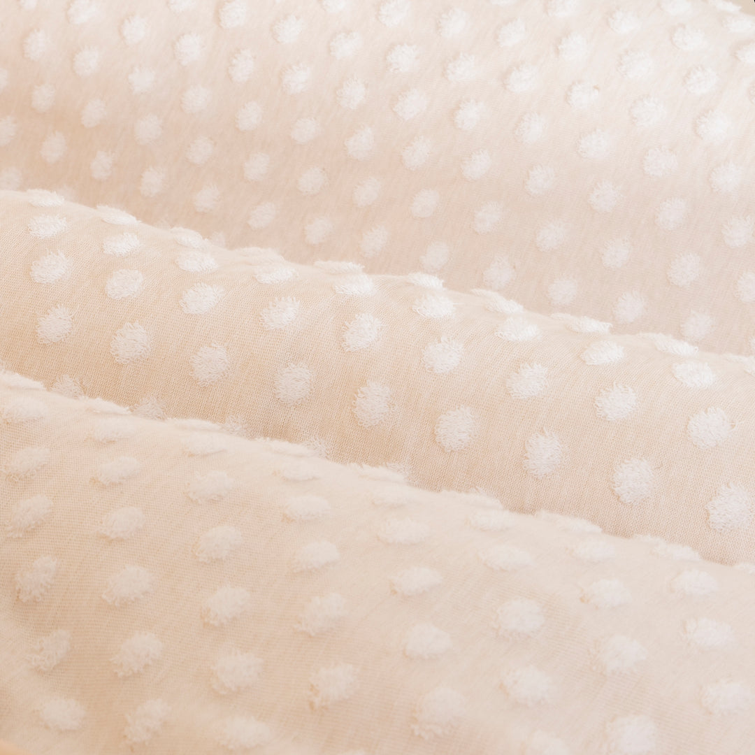 Funda ajustable orgánica para cambiadores 75x85 cm 'Frosty Almond' - Beige