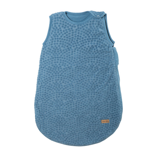 Schlafsack 70 - 90 cm 'Seashells Indigo' - Bio-Baumwolle - GOTS & Oeko-Tex zertifiziert