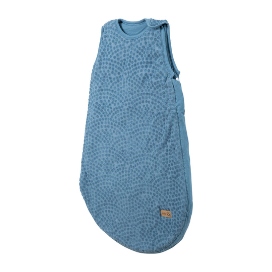Schlafsack 70 - 90 cm 'Seashells Indigo' - Bio-Baumwolle - GOTS & Oeko-Tex zertifiziert