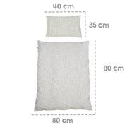 Ropa de cama 'Miffy', 100 x 135 cm, jersey 100% algodón, para niños y cunas