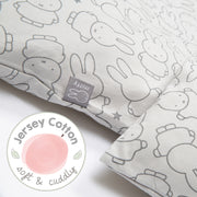 Bed linen 'miffy®', 100 x 135 cm, 100% cotton jersey, for children's and baby beds