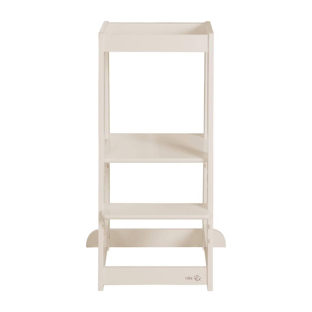 Torre di apprendimento 'Monti Step' secondo il metodo Montessori - Regolabile in altezza - Cashmere