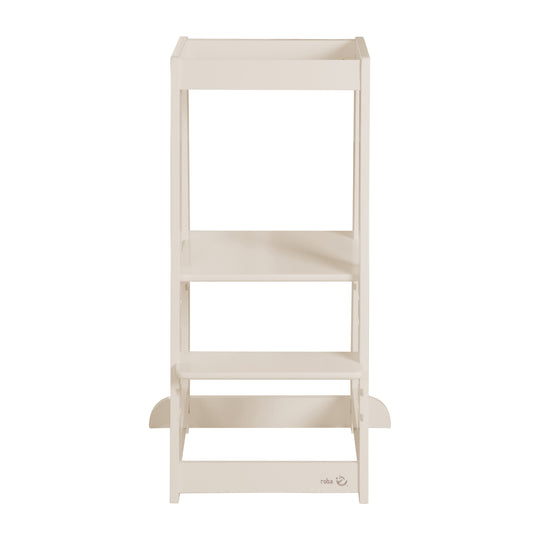 Torre di apprendimento 'Monti Step' secondo il metodo Montessori - Regolabile in altezza - Cashmere