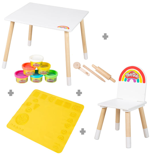 roba x Play-Doh Children's Seating Group with Modelling Accessories
