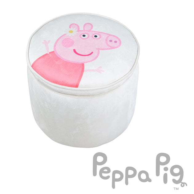 Kinderhocker 'Peppa Pig' mit Aufbewahrungfunktion - Runder Hocker - Be –  roba