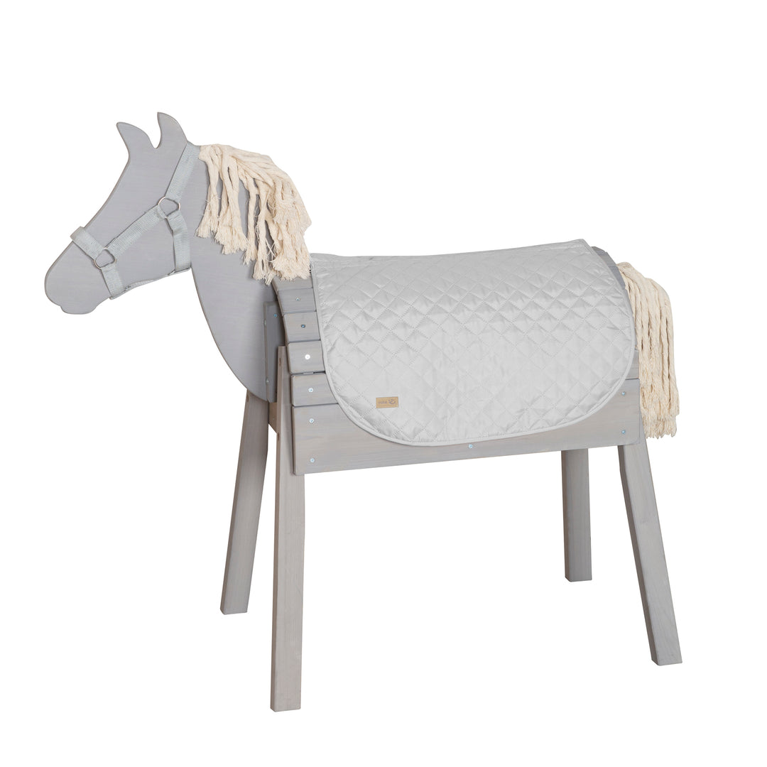 Set de accesorios para caballos de juguete para exterior 'roba Style' - Manta y cabestro - Gris