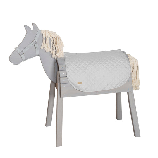 Set de accesorios para caballos de juguete para exterior 'roba Style' - Manta y cabestro - Gris