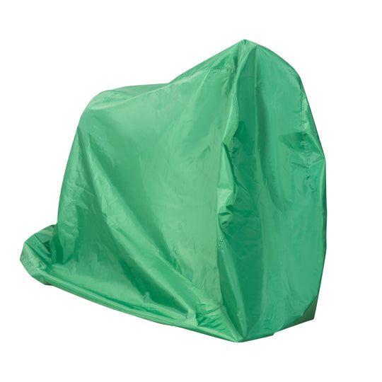 Lona para todos los caballos de salto y de juego incl. ojales metálicos, cuerda y botón de bloqueo - verde