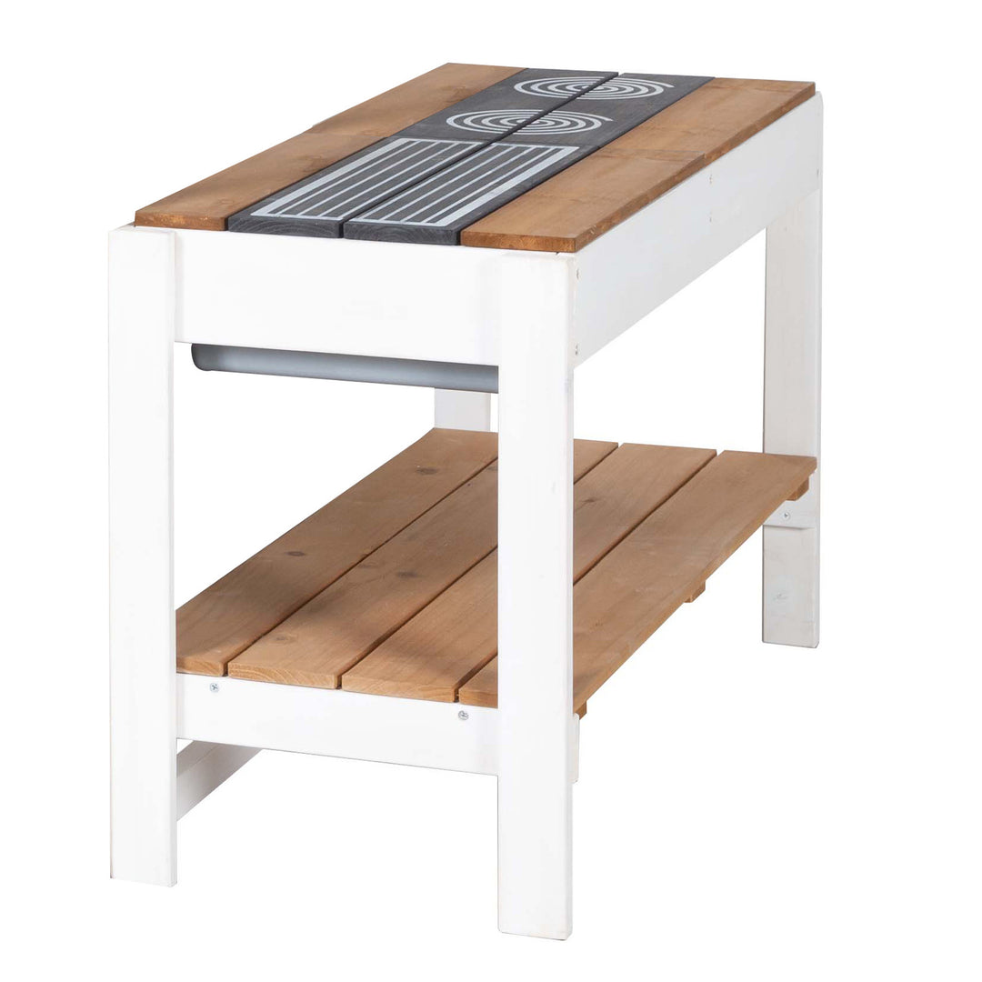 Cuisine pour maison de jeux - Extension avec barbecue et bacs à sable - Multicolore