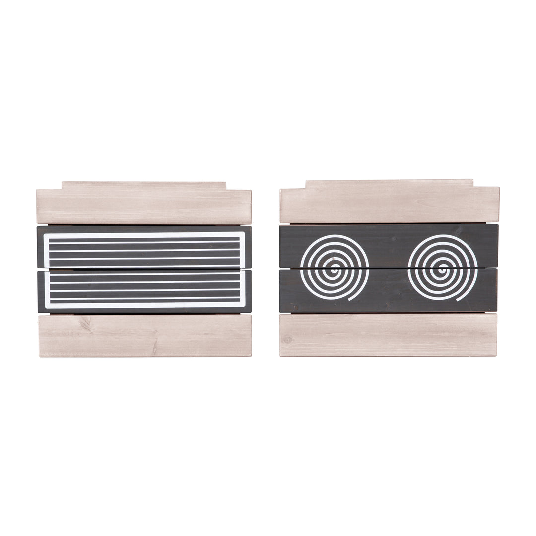 Cocina de barro y juego para colgar - Madera certificada FSC - Gris lacado