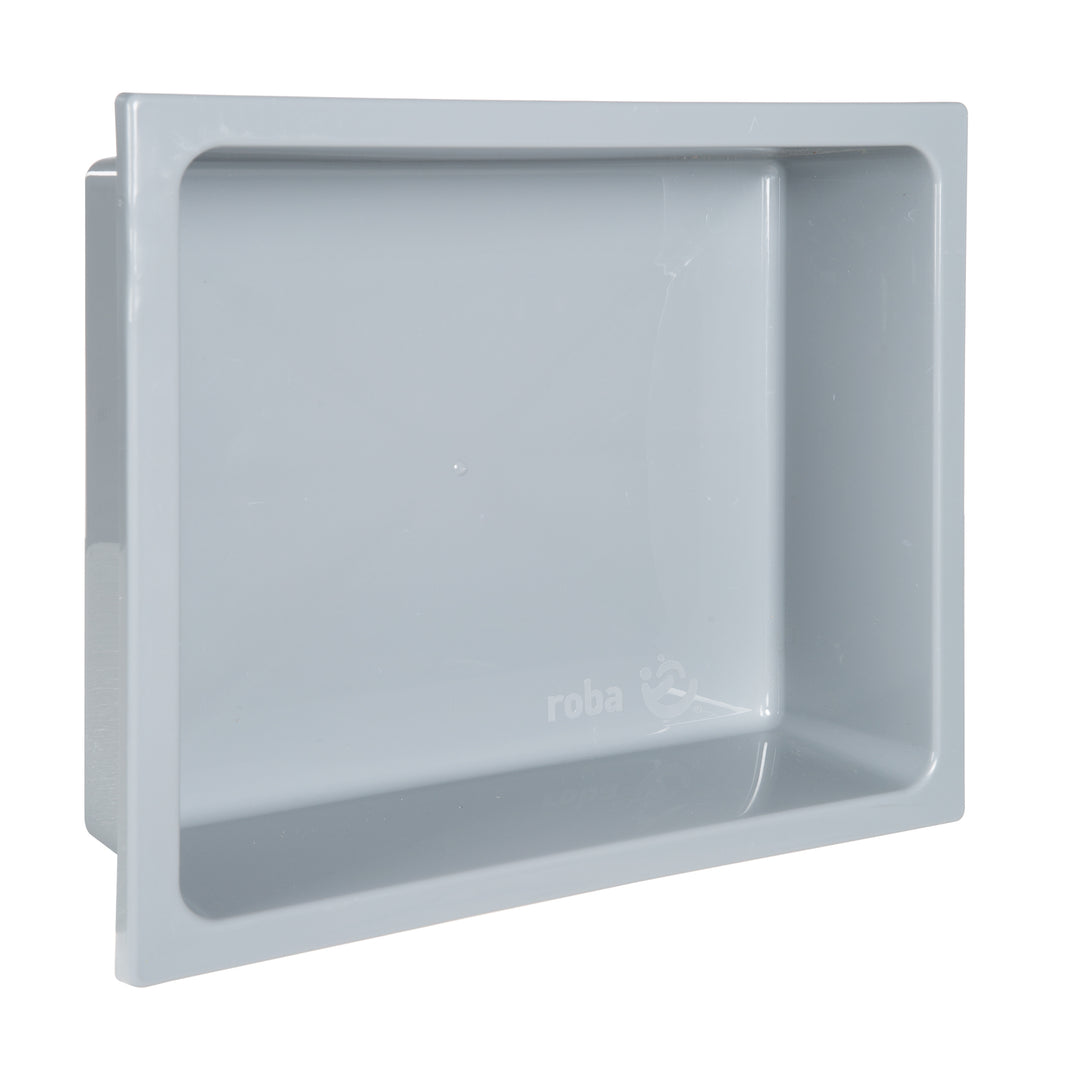 Caja de arena certificada FSC con cocina de barro - Madera maciza gris lacada