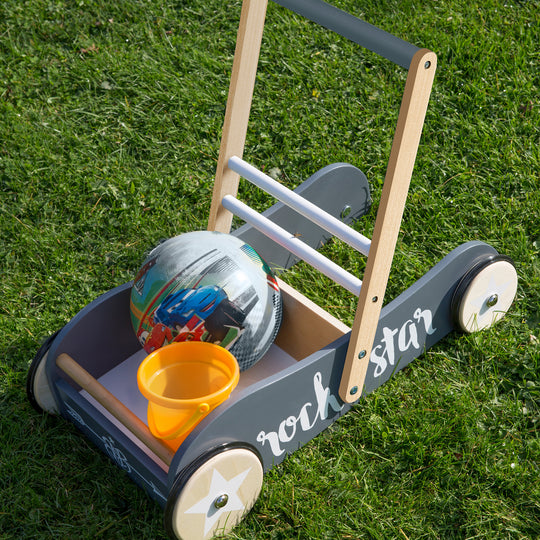 Girello 'Rock Star Baby 3', con freno, può essere utilizzato come passeggino per bambole