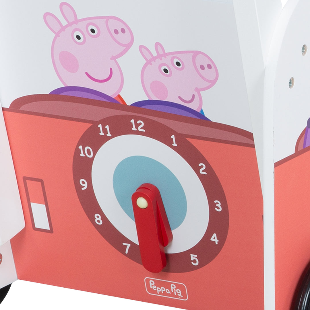 Autobus a spinta Bully 'Peppa Pig' - Passeggino con motivo della serie