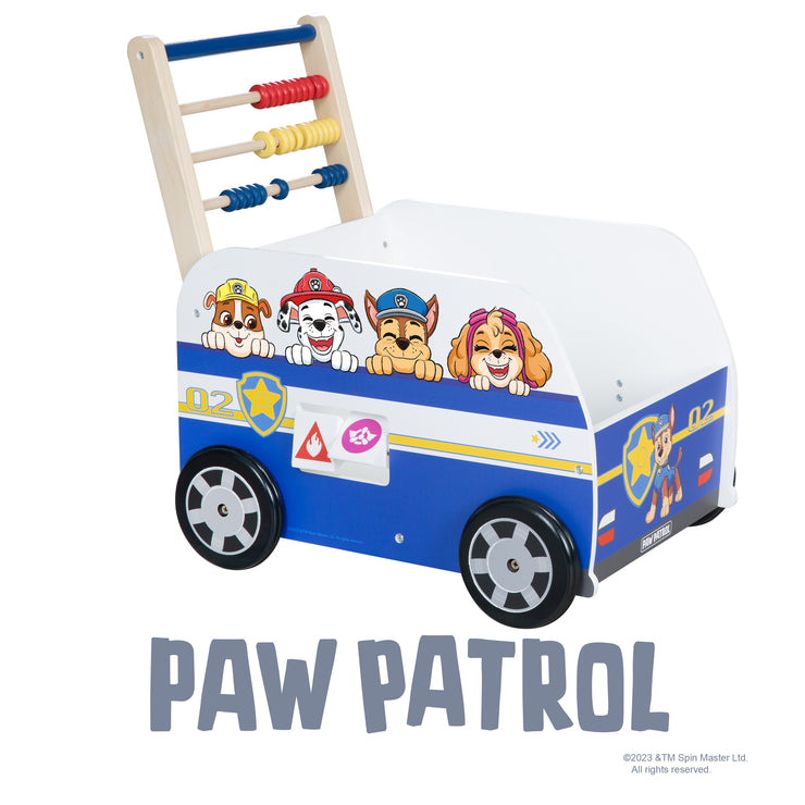 Bully Push Bus 'Paw Patrol' - Push Walker with Dog Theme from the Series