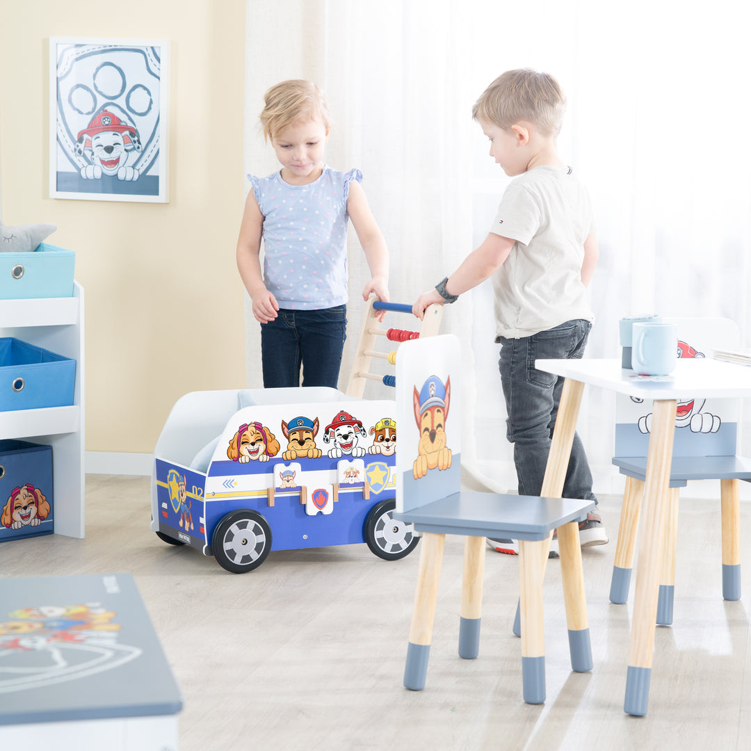 Bus a spinta Bully 'Paw Patrol' - girello per bambini con il motivo del cane della serie