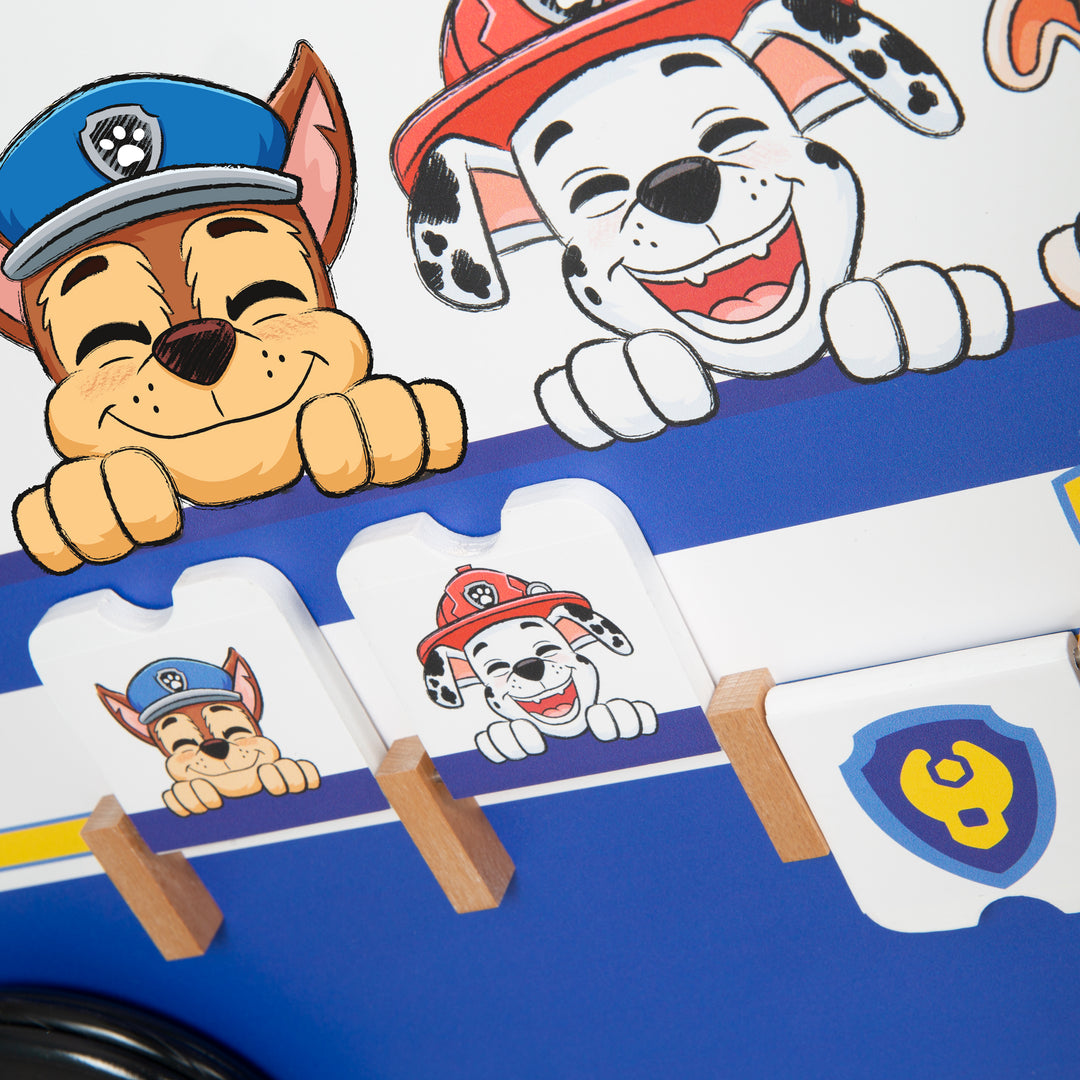Bus a spinta Bully 'Paw Patrol' - girello per bambini con il motivo del cane della serie