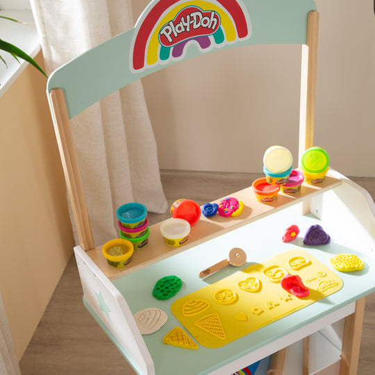 roba x Play-Doh puesto de helados, incluyendo accesorios para amasar