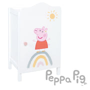 Armoire pour Poupées 'Peppa Pig' pour Vêtements et Accessoires de Poupées - Bois Laqué Blanc