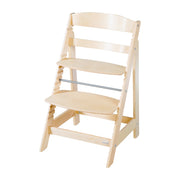 Wooden Evolutionary High Chair 'Sit Up Flex', grows-along with the child, natural