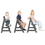 Seggiolone evolutivo "Sit Up Flex" - Fino a sedia per ragazzi - Legno antracite