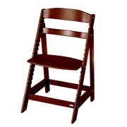 Wooden Evolutionary High Chair 'Sit Up Flex', grows-along with the child, brown