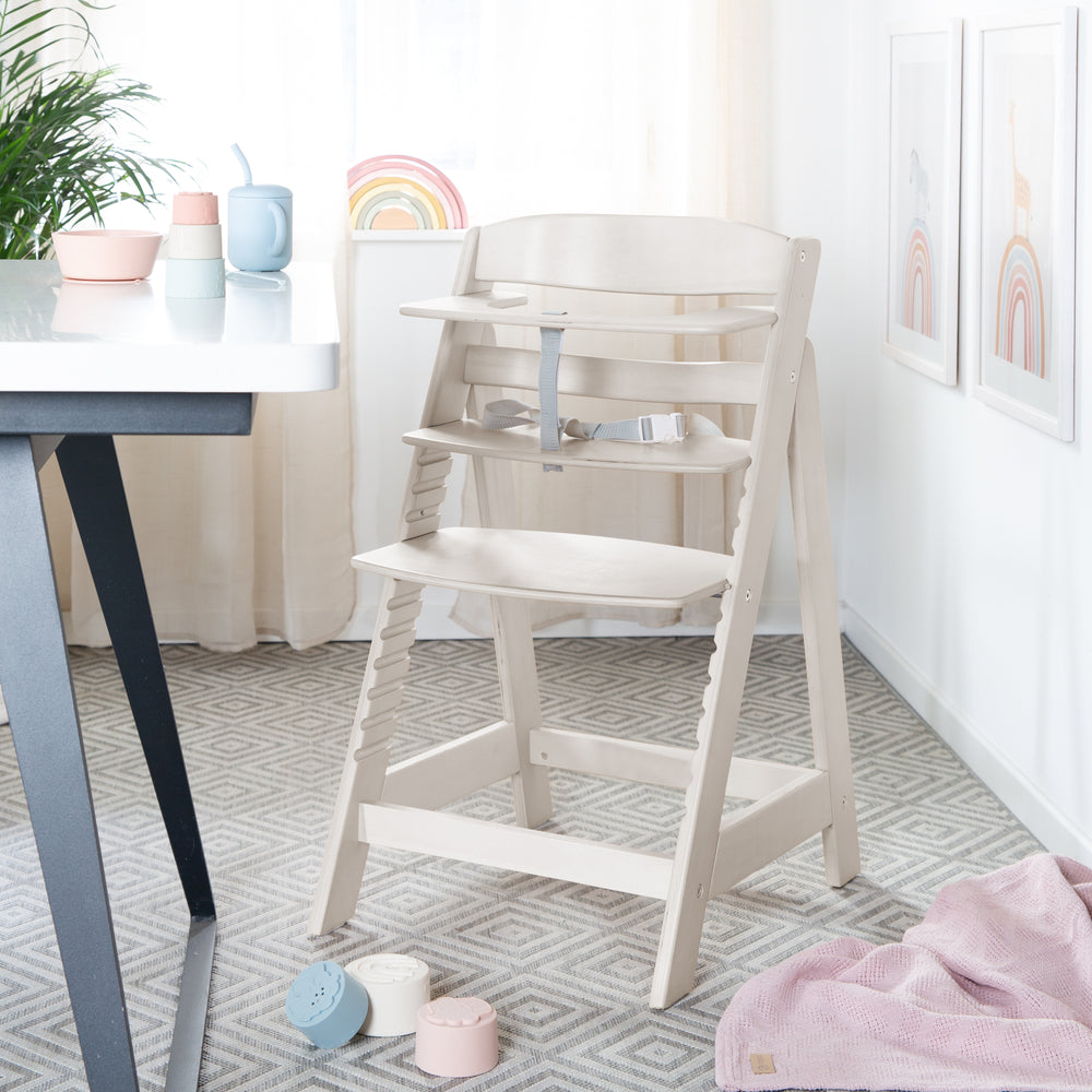Chaise haute 'Sit Up Flex' - Évolutive jusqu'à la chaise d'adolescent - Stone Washed