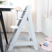 Wooden Evolutionary High Chair 'Sit Up Flex', grows-along with the child, taupe