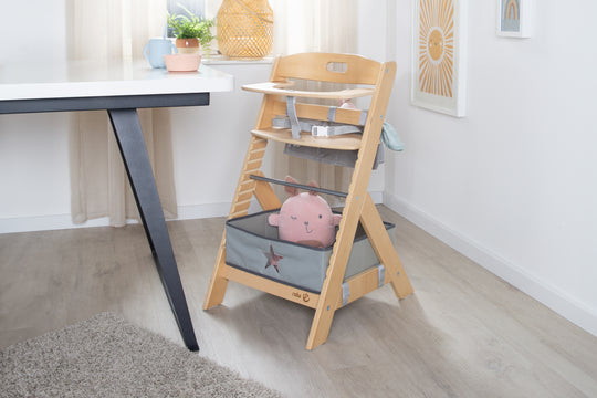 Trona para bebés 'Liv Up' con organizador incluido - Madera con certificación FSC - Natural